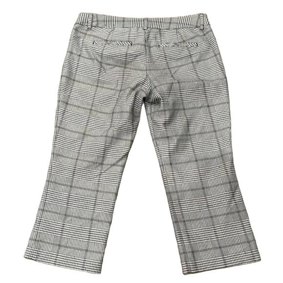 Express Women's Columnist Houndstooth Capris Pants Size 8 - Picture 2 of 7